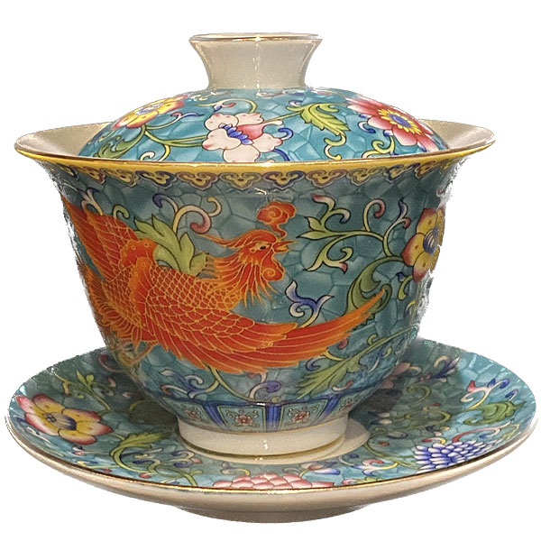 Gaiwan Porzellan Phoenix Tlg Ml Tea Room Teekult Winterthur