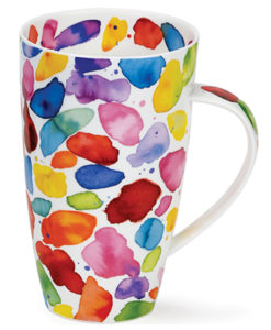 MUG Dunoon Henley Blobs red