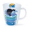 Dunoon_Mug_Sleepy_Cat_blue