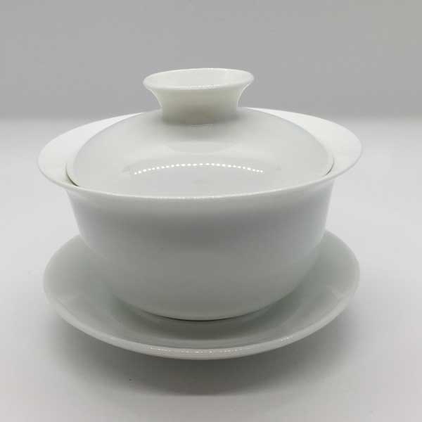 Gaiwan Porzellan weiss