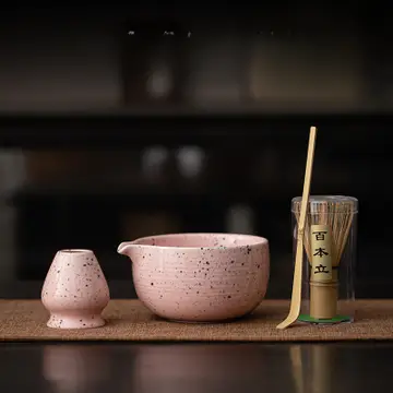 Matchaset Rosa Punkte