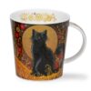 MUG Dunoon Cairngorm Celestial Cats black