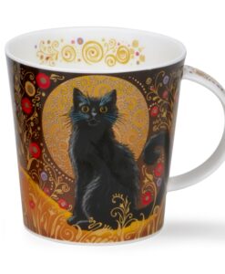 MUG Dunoon Cairngorm Celestial Cats black
