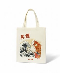 Stofftasche Japan Welle mit Koi