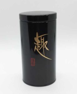 Teedose Kanji schwarz