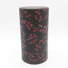 Teedose Libelle schwarz rot