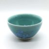 Teeschale_Crystal Flower türkis blau 1