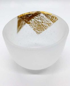 Teeschale Glas Japan Gold 1