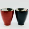 2er Set Teeschale bordeaux