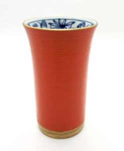 Teeschale orange gold