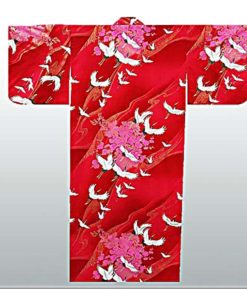 Yukata (Kimono) Kranich