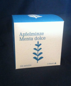 Apfelminze Bio Pyramidenbeutel