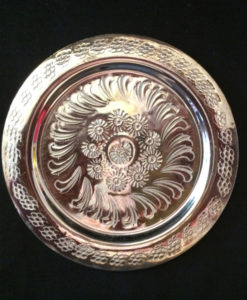 Untersetzer Teeglas Nakwa versilbert