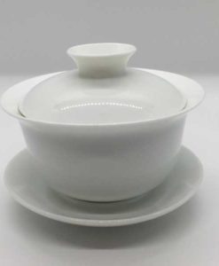 Gaiwan Porzellan weiss