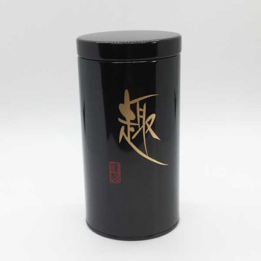 Teedose Kanji schwarz