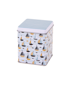 Teedose Maritime 100g, mit kleinen Segelbote